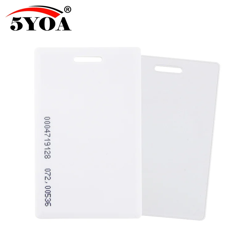 10 шт. 5YOA Толстая EM ID карта RFID 4100/4102 реагирующая на 125 кГц подходит для контроля
