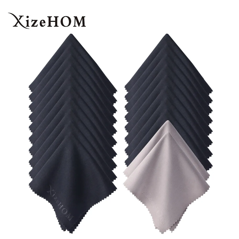 XizeHOM 15*18 см/20 штук ткань из микрофибры для чистки очков