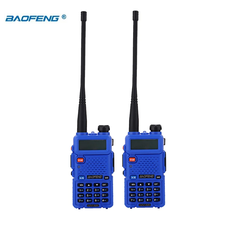 BaoFeng рация UV-5R 2 шт./лот двухстороннее радио baofeng uv5r 128CH 5 Вт VHF UHF 136-174 МГц и 400-520 МГц