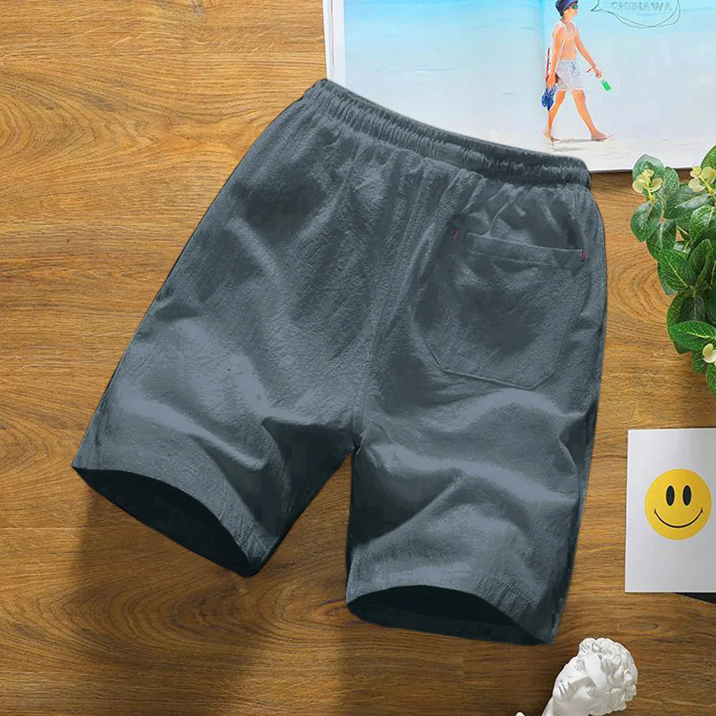 New Men Gyms Loose Shorts Joggers Summer Quick-dry Cool Short Pants Male Casual Men Short Summer Cotton Trunks Men Short