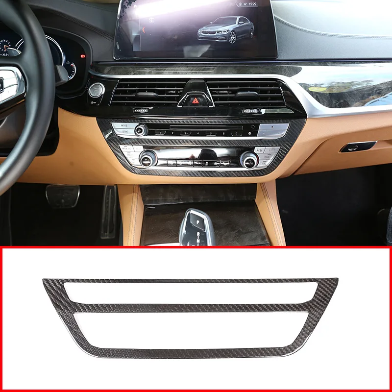 Настоящее углеродное волокно для BMW Новинка 5 серии G30 2017 2018 2019 центр стайлинга