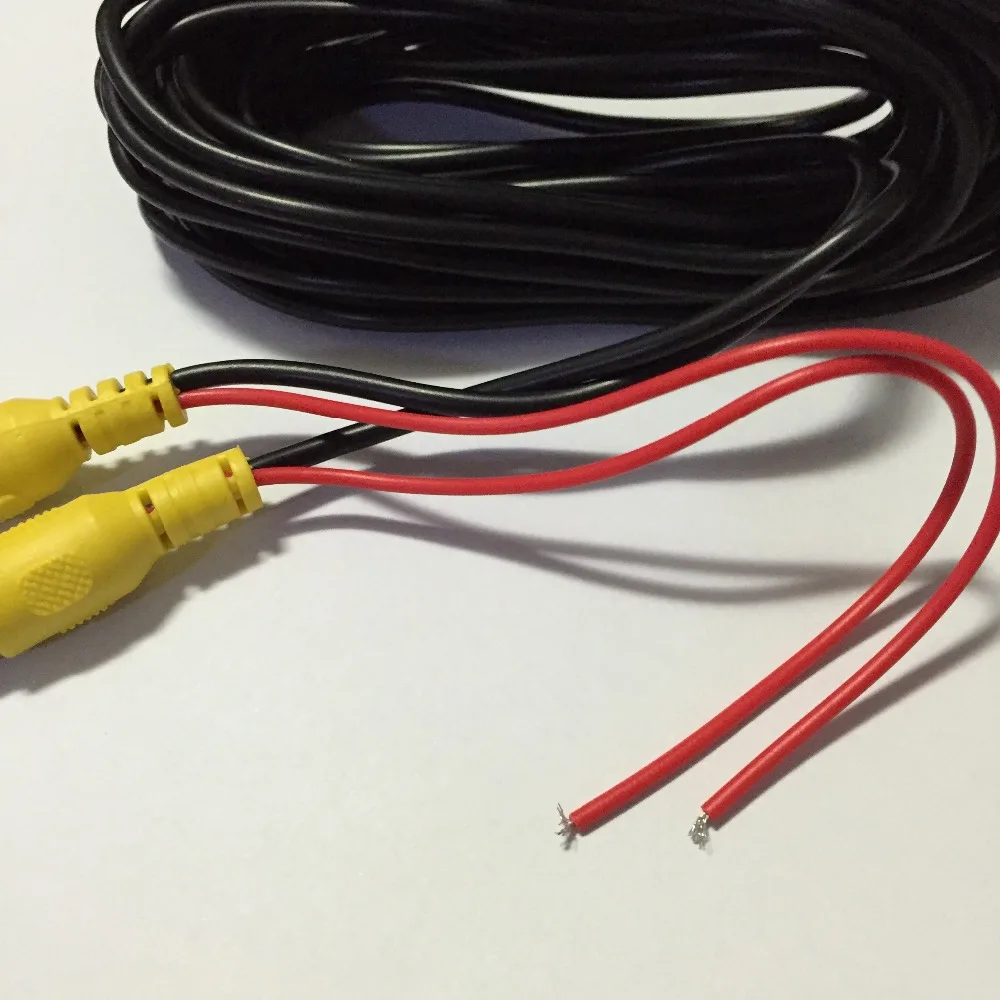 6 метры, RCA видео сигнальный кабель Водонепроницаемый 6 м RCA Автомобильный видео кабель с проводом обнаружения для автомобиля камера заднего вида мини DVR комплекты