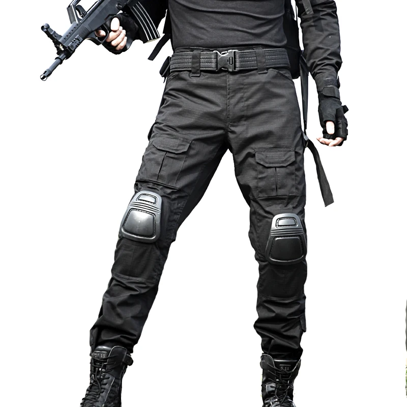 Тактические штаны армейские военные брюки карго камуфляжные Панталоны наколенники мужские брюки-лягушка военные игры спецназ боевые рабочие брюки Охотник