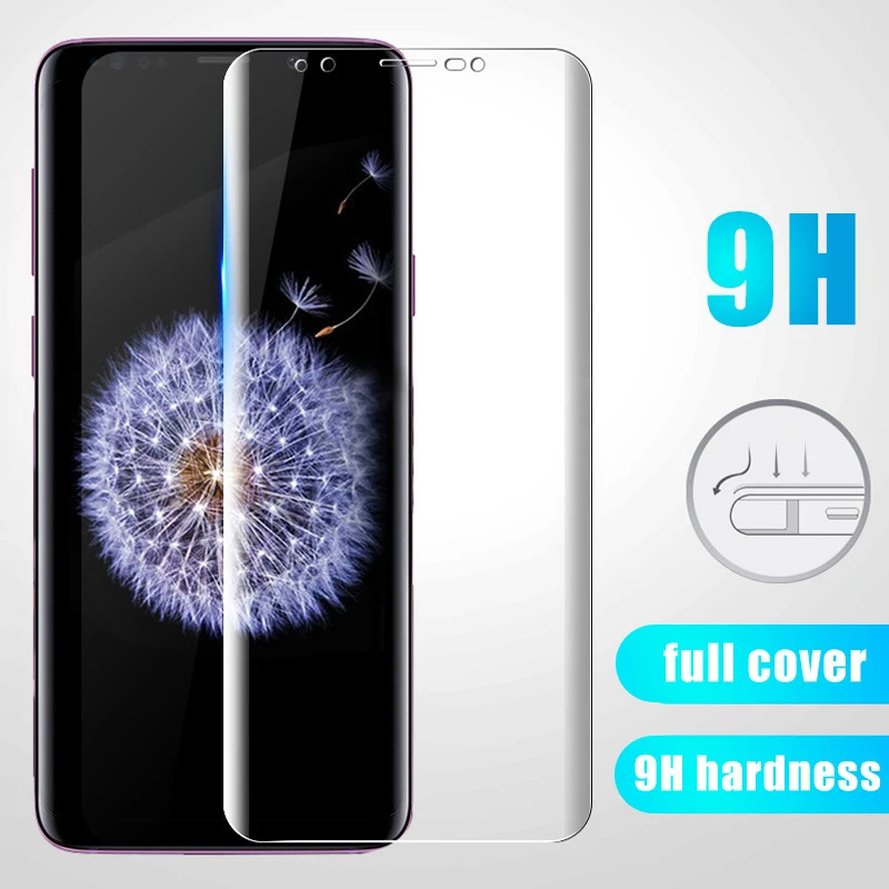 6D полная изогнутая Защита экрана для Samsung Galaxy S9 S8 Plus S7 Note 8 9 закаленное стекло Note9