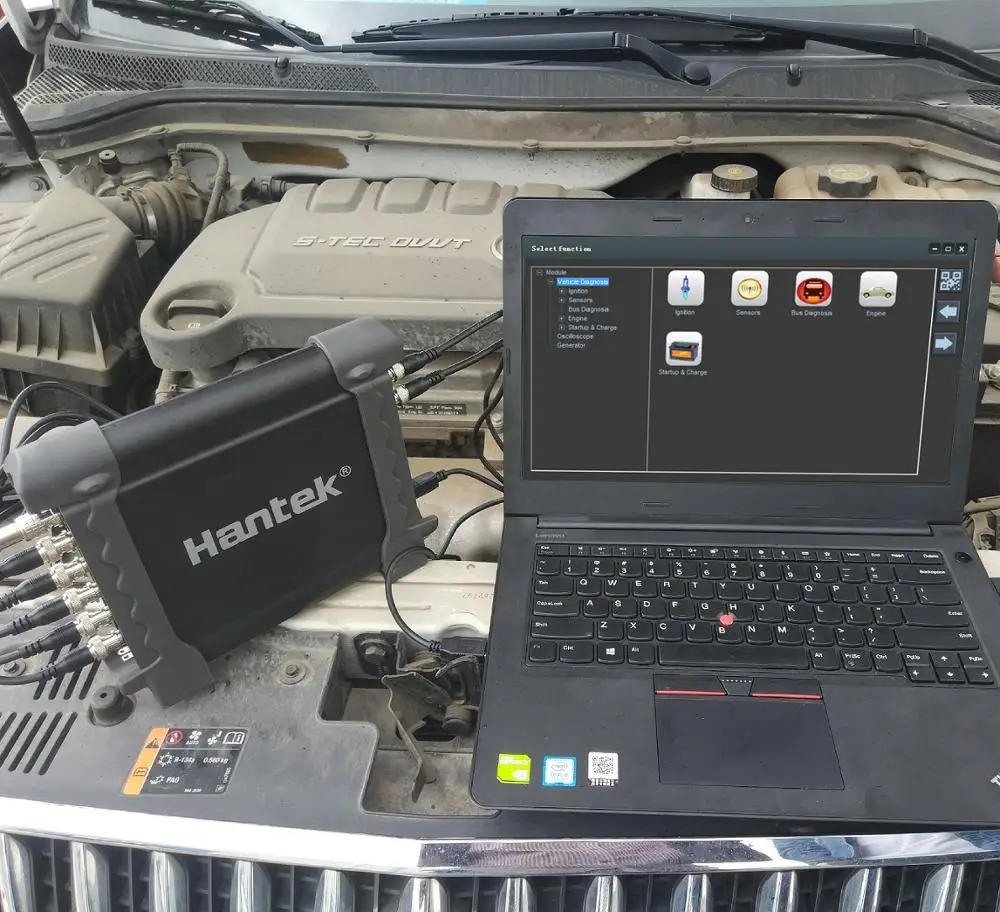 Hantek 1008B 8CH USB Автоматический прицел/DAQ/8CH генератор 8 каналов Автомобильный диагностический осциллограф
