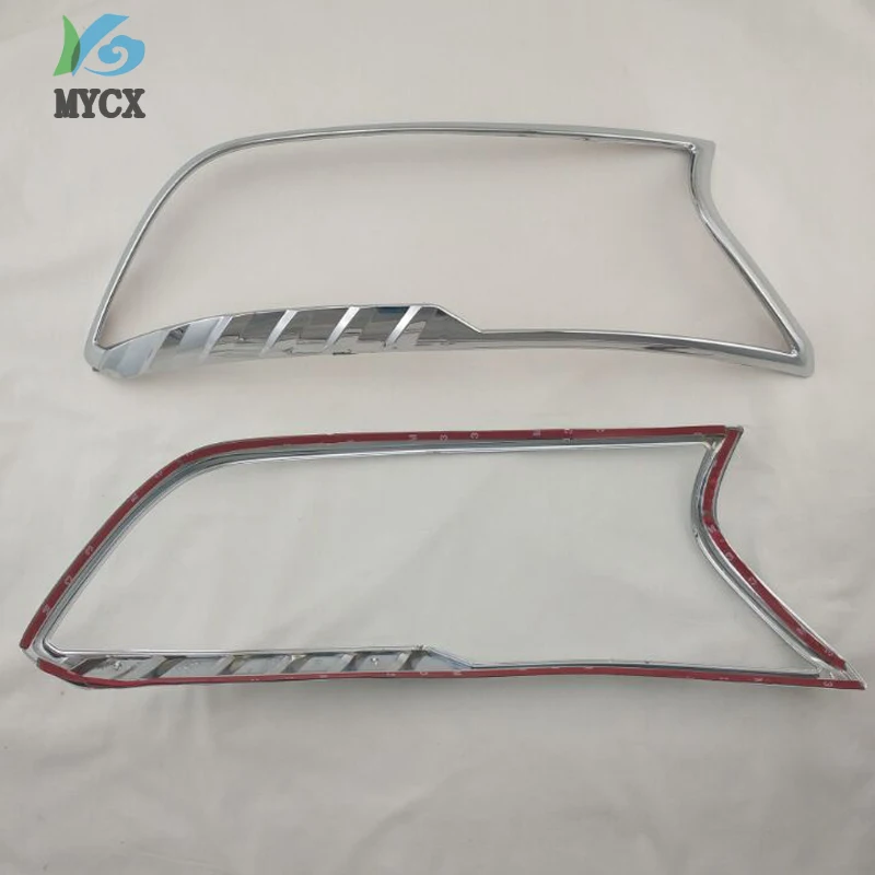 Черные накладки на фары из АБС-пластика подходят для Ford Ranger Wildtrak T7 Everest Endeavour 2016-2019