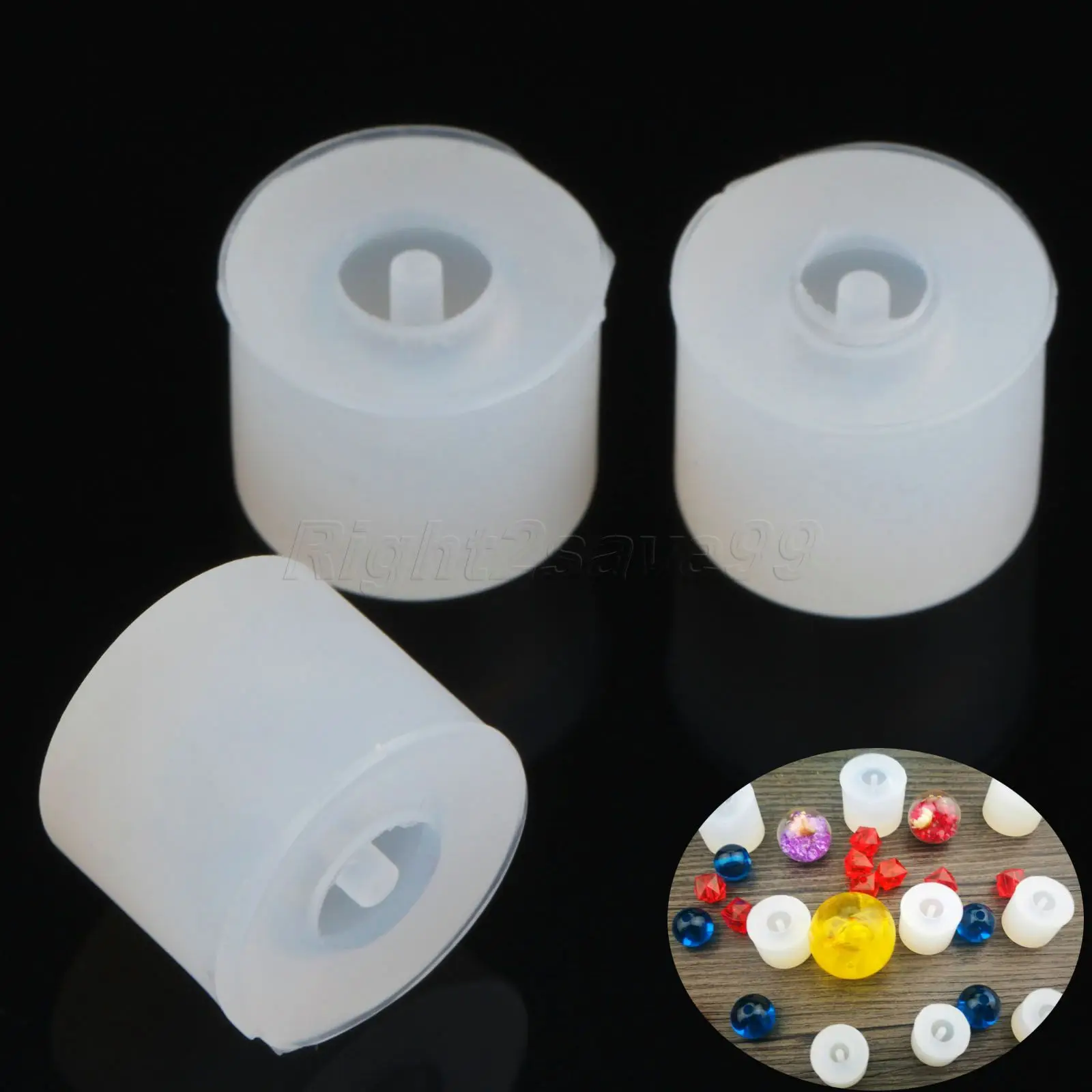 1 шт. Сфера 9 мм силиконовая форма ювелирные изделия кулон Смола ремесло