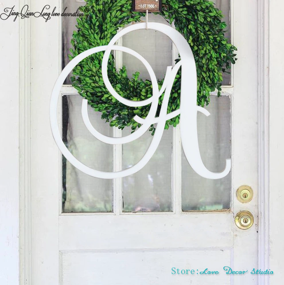 20 &quotВысокие большие размеры фамилия письмо свадебное украшение открытый