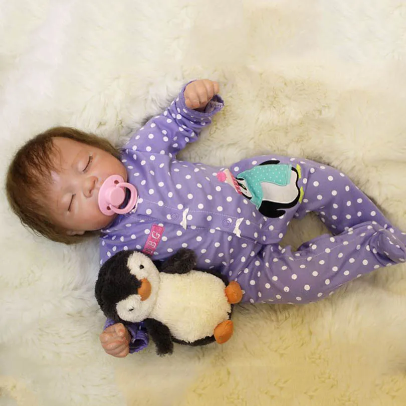 Кукла Детская Хлопковая 55 см|reborn realistic|reborn doll siliconebaby toy |