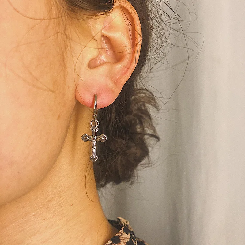 Boho золото цвет микс дизайн ювелирные кольца минималистичный круг крест Лунная ракушка кулон серьги для женщин сплав тренд хип хоп рок
