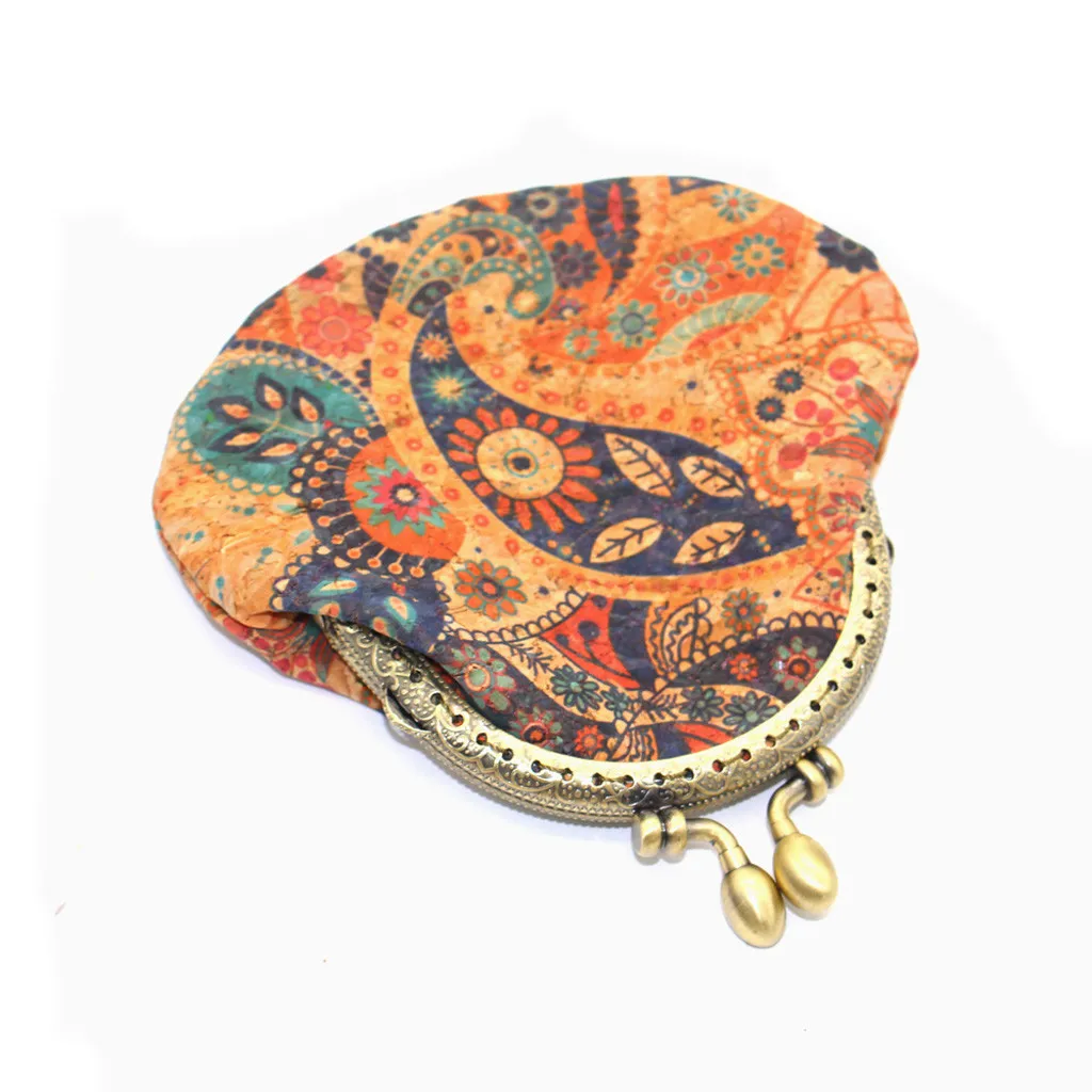 Мини-кошелек в этническом стиле для женщин модная полукруглая Ретро сумка с