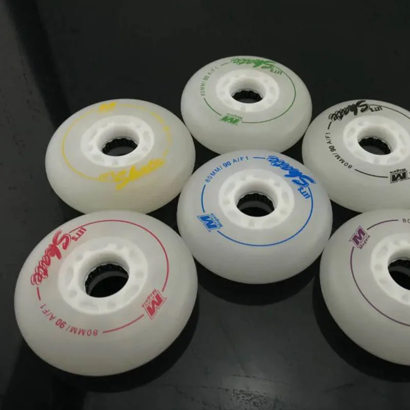 Колеса для скейта Japy F1 светодиодное освещение колеса 90A скользящих роликов 8