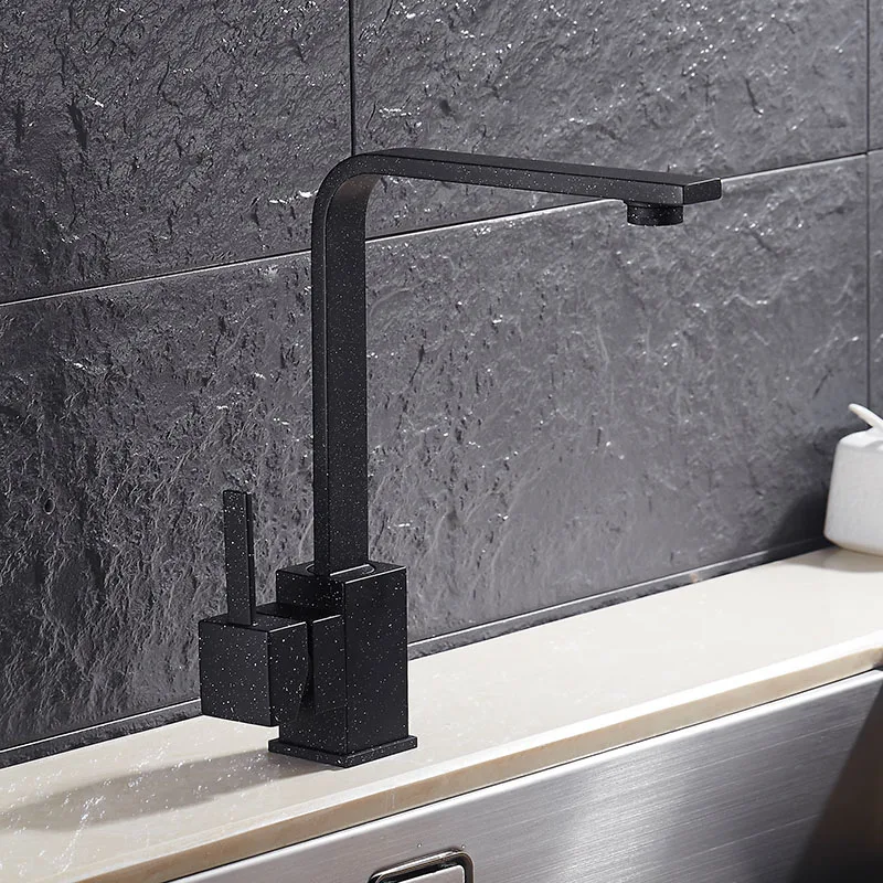 OUYASHI modern kitchen faucet cold and hot sink mixer tap single handle deck mounted water | Обустройство дома