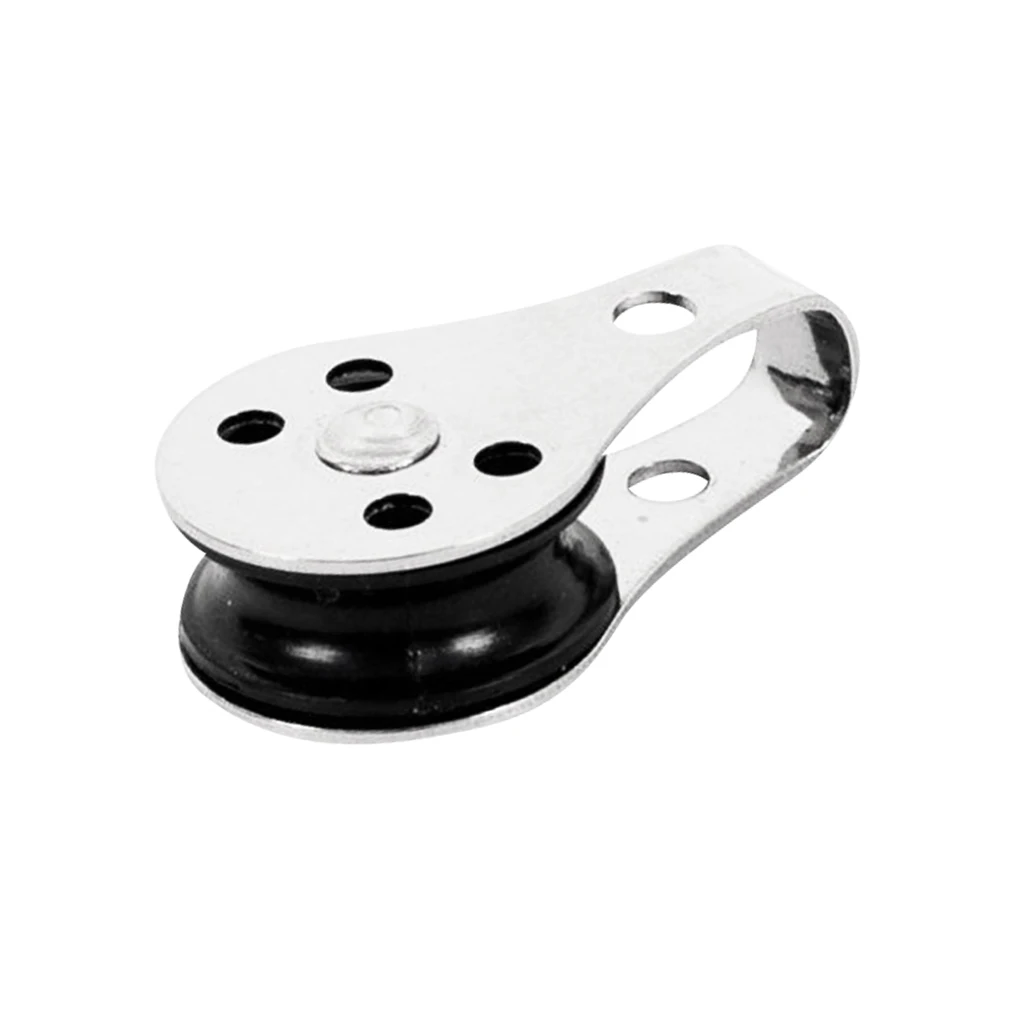 Stainless Steel Single Pulley Blocks for Kayak Canoe Boat Anchor Trolley Kit Accessory For Reprap Part | Спорт и развлечения