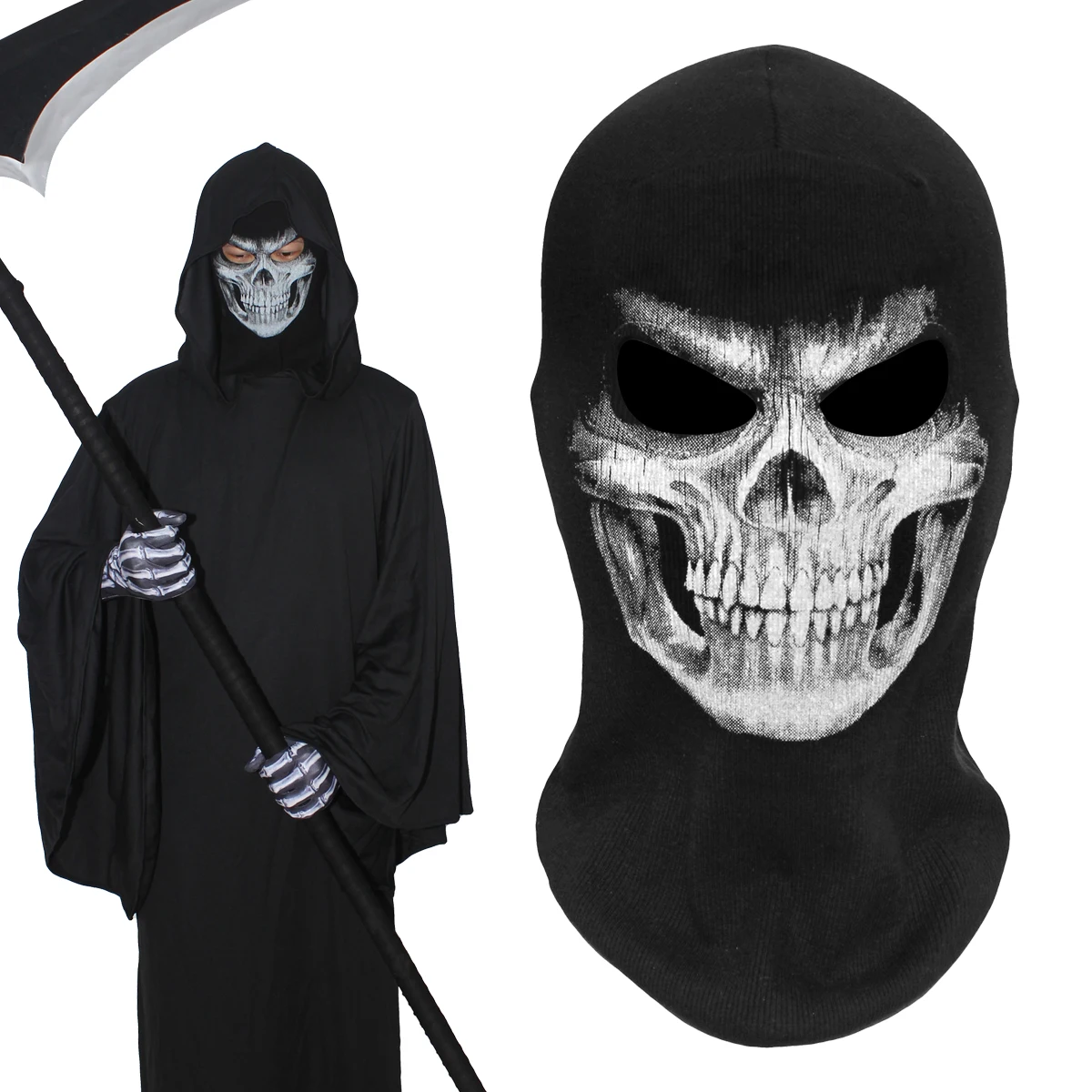 Военная Униформа армии смерти Grim Reaper Призрак Череп Скелет шапки тактическая