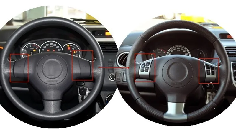 Soarhorse для Suzuki Swift SX4 Alto многофункциональный руль аудио управление кнопка включения с кабелями