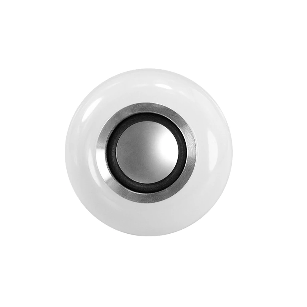 E27 RGB Bluetooth динамик светодиодный светильник 12 Вт Музыка Воспроизведение затемнения беспроводной светодиодный светильник с 24 клавишами дистанционного управления