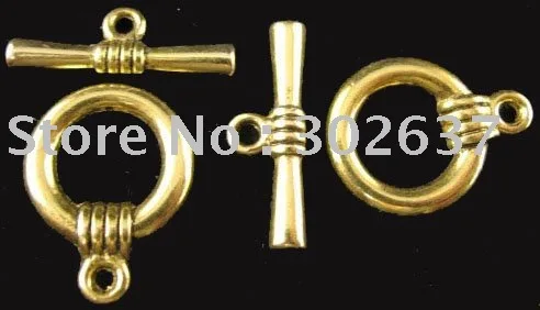 Бесплатная доставка 35 комплектов золото под старину металлические круглые