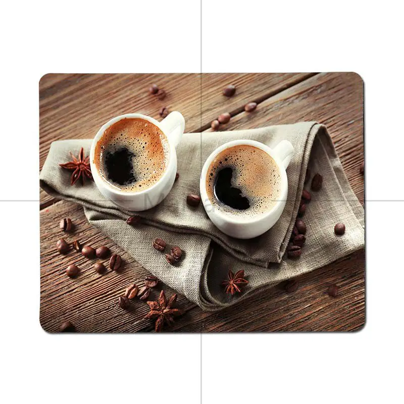 

MaiYaCa Custom Skin coffee beans in a cup Gamer Speed Mice Retail Small Rubber Mousepad Size 25x29cm 18x22cm Rubber Mousemats
