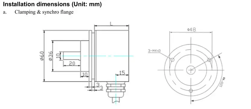 CAX60R1212E10VB RS485 и 0-10 в двойной независимый выход мульти-поворот абсолютный поворотный кодер