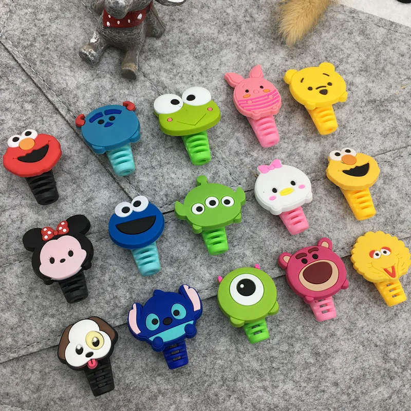 Мультяшная защита для кабеля USB управления iPhone органайзер передачи данных