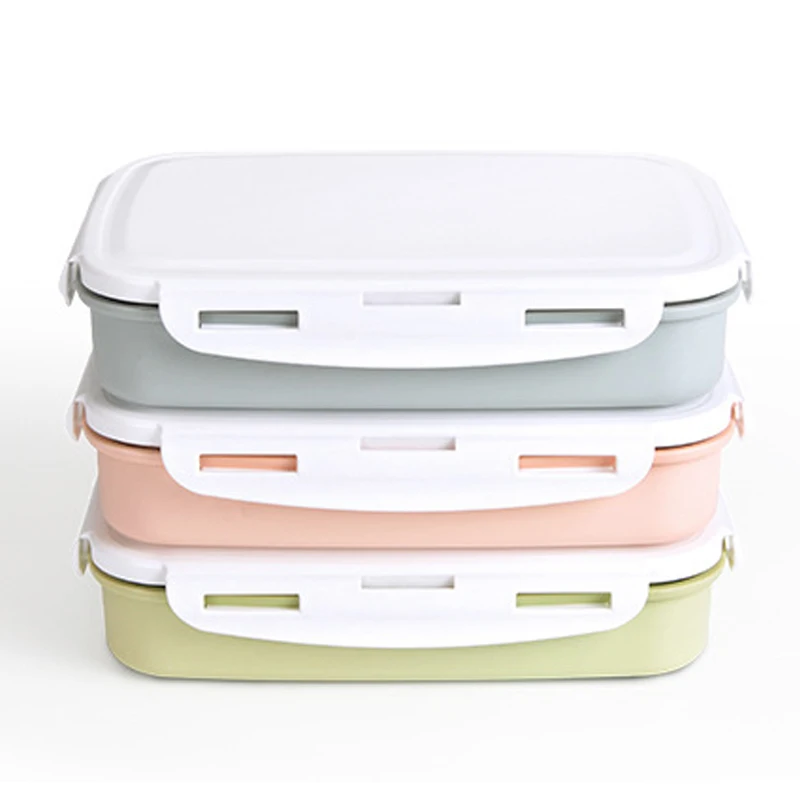 Портативные мини ланч боксы с 4 ячейками милые японские для обеда отделениями