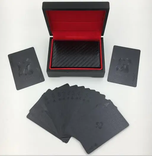 Евро 500 банкнота изображение 24 к 999,9 Золотая фольга игральная карта покер в черной деревянной коробке для бизнес-подарков - Цвет: mosaic3-blackbox