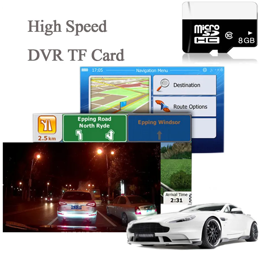 Карта памяти Micro SD 8 ГБ класс 10|Аксессуары GPS| |