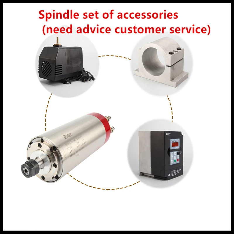 Моторизованный шпиндель с водяным охлаждением 1 5 кВт | Инструменты