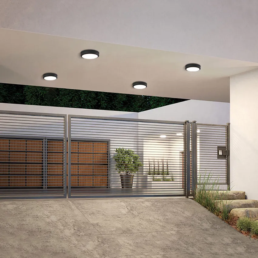 Светодиодный потолочный светильник круглая современная простая атмосферная