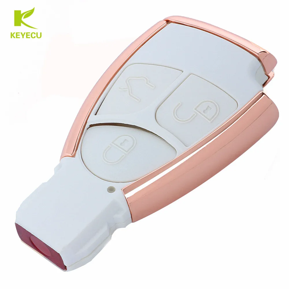 KEYECU Замена изменения удаленного ключа автомобиля чехол Fob 3 Кнопка для Mercedes Benz CES B
