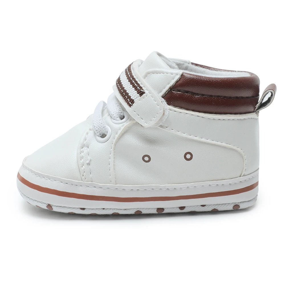 Прелестные парусиновые Кроссовки для новорожденных из искусственной кожи с