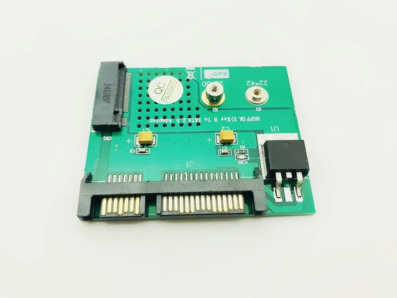 Переходник NGFF ( M2 ) SSD на SATA 2 5 дюйма M.2 SATA3 конвертируемая светодиодный 3 В