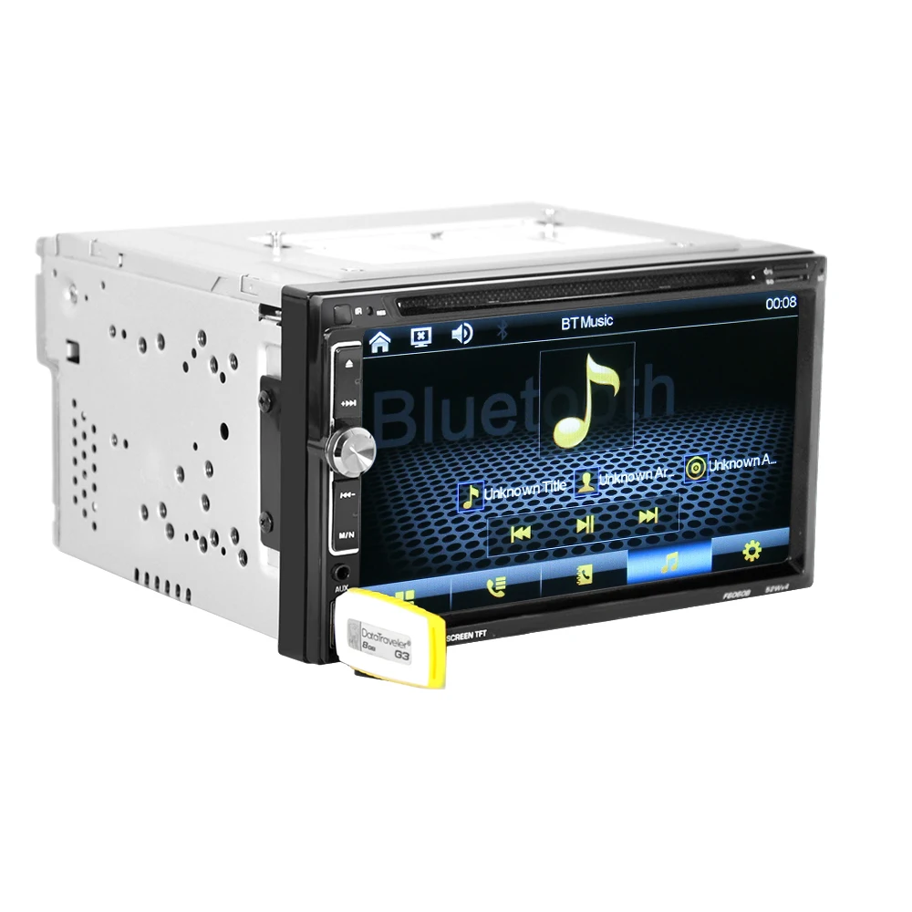 6060B Универсальный 2 Din Автомобильный dvd плеер 6 95 &quotАвтомобильный Авторадио