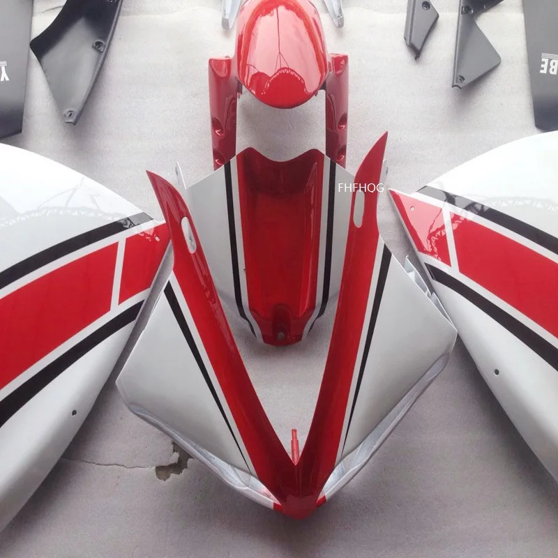 Лидер продаж красная обтекатель под давлением для Yamaha 2009 2010 2011 YZF-R1 YZFR1 09 10 11 Белый
