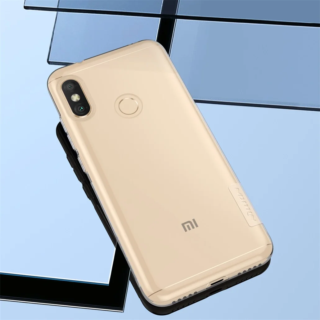 Xiaomi mi A2 Lite чехол красный Redmi 6 Pro чехол Nillkin природа прозрачный мягкий кремний ТПУ протектор задняя крышка для Red mi 6 Pro