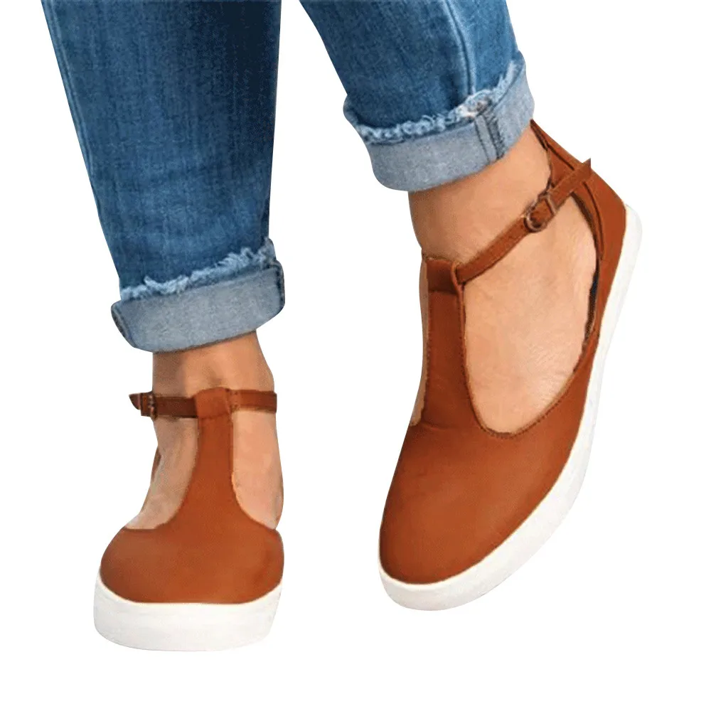 Женская обувь в винтажном стиле однотонные лоферы с круглым носком на платформе