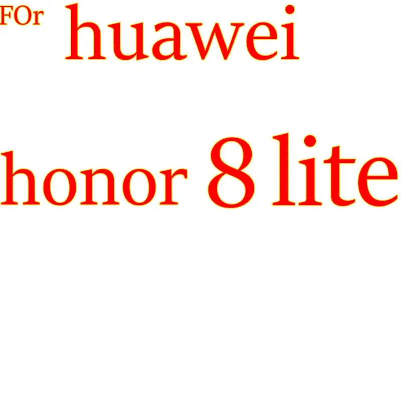 9 H для экрана из закаленного стекла для huawei Honor 8 4X 5x 6X Y560 5A 4C Pro y6 pro p8 lite Экран защитная пленка sklo на huawei защитное стекло - Цвет: For honor 8lite