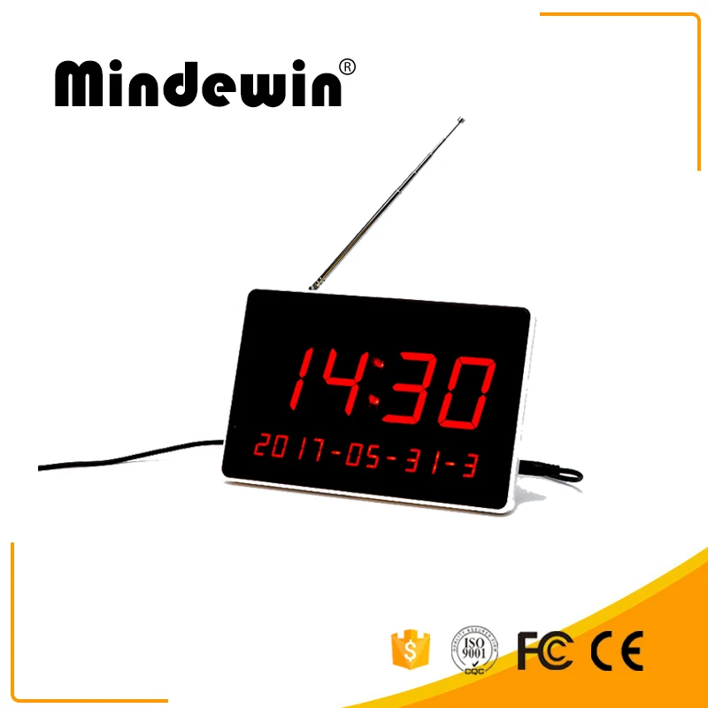 Mindewin ресторанная Беспроводная система вызова цифровой дисплей M R 1 шт. + 4 W