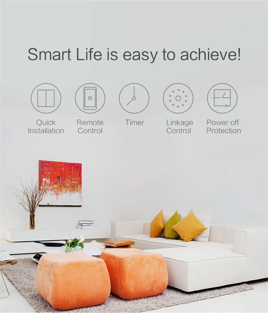 Умный настенный светильник Xiaomi Aqara, беспроводной переключатель Zigbee, нейтральный провод, светильник с нулевой линией, с помощью приложения для телефона