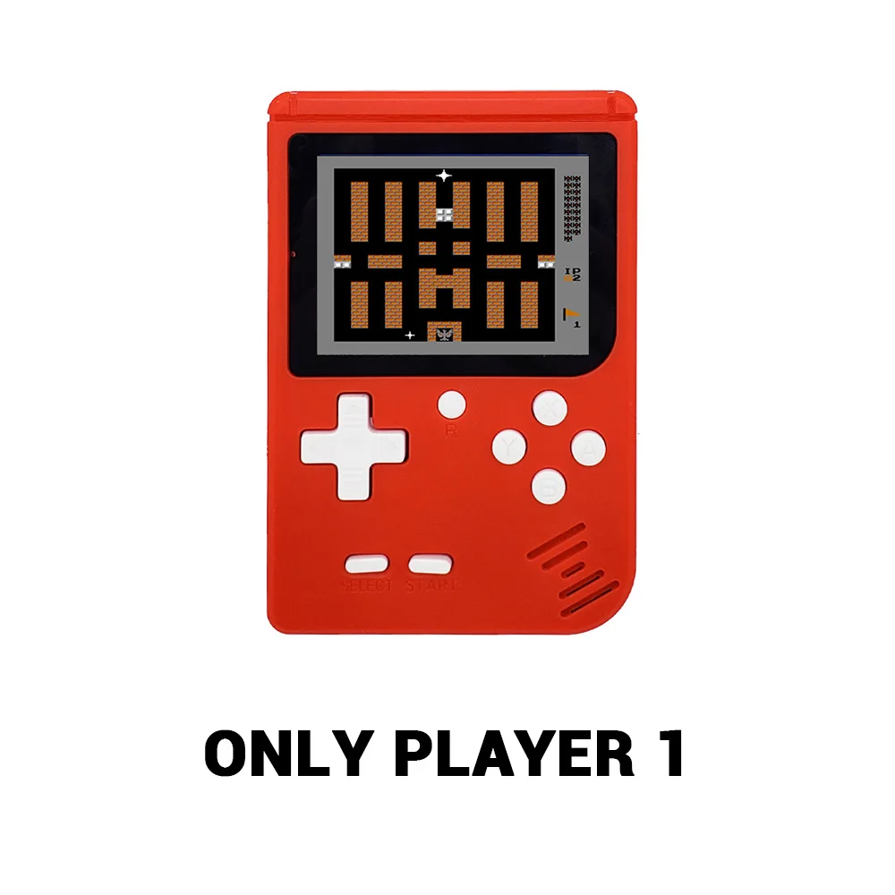 red player 1 FC280 обновленная портативная игровая консоль 3,0 дюймов Ретро FC tv портативные игровые плееры с 400 играми Поддержка 2 игроков - Цвет: red player 1