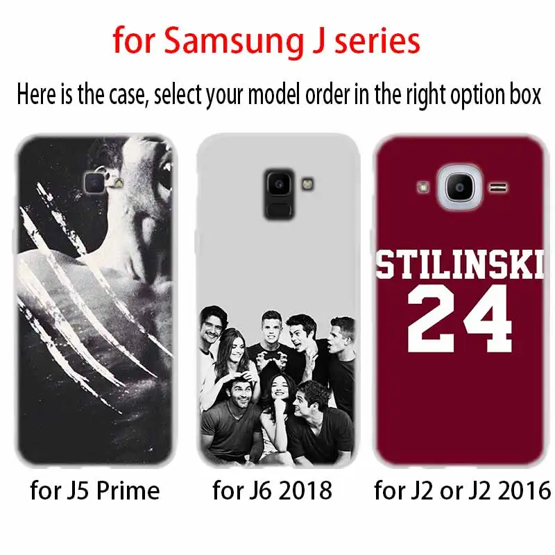 Чехол для телефона мягкий чехол Samsung Galaxy J6 J8 J3 J5 J7 J4 Plus 2018 2016 2017 EU Prime Pro Ace teen wolf Stilinski