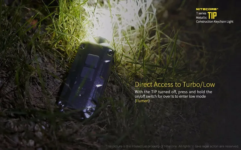 Заводская цена Nitecore наконечник металлический конструкция USB Перезаряжаемый брелок свет с 360 люмен