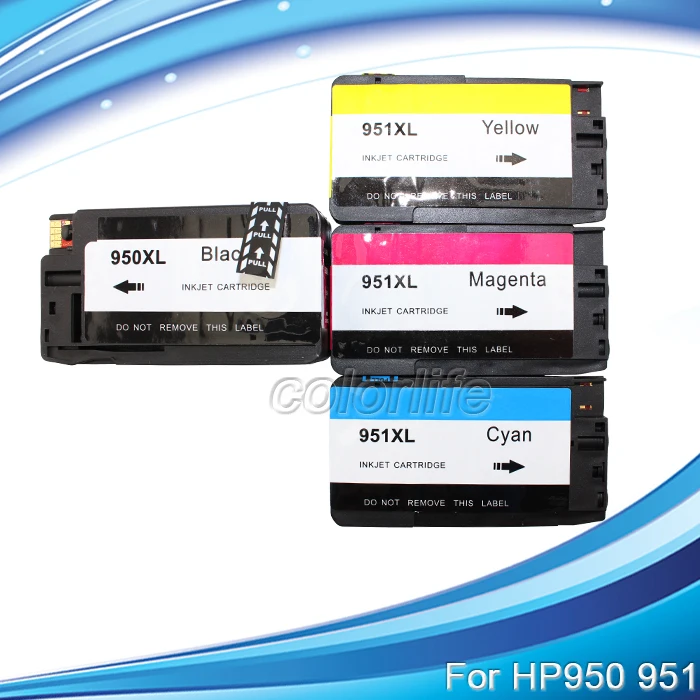 5/4 упаковки 950XL 951XL чернильный картридж для HP OfficeJet Pro 8100 8600 с чипами|ink cartridge|ink cartridge