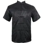 Рубашка мужская летняя из искусственного шелка, размеры XXXL