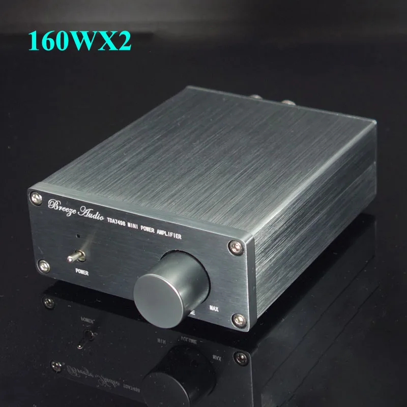 Бытовой Hi Fi усилитель KYYSLB титана TDA7498E цифровой мощности 160WX2 5 0 Bluetooth чип