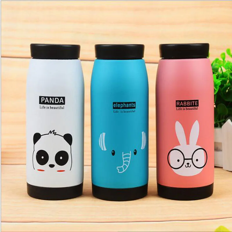 Креативная мультяшная Милая чашка горшок двойная детская из нержавеющей стали