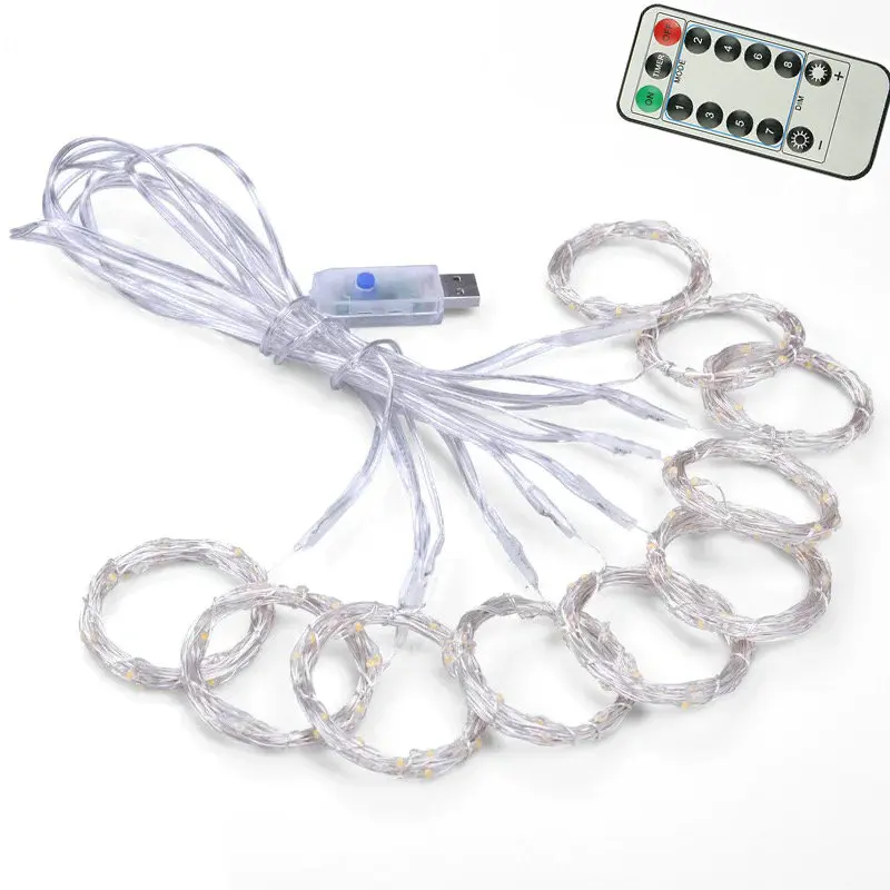 3 м * 300led питаемые через USB порт микро медной проволоки Фея нитяная штора