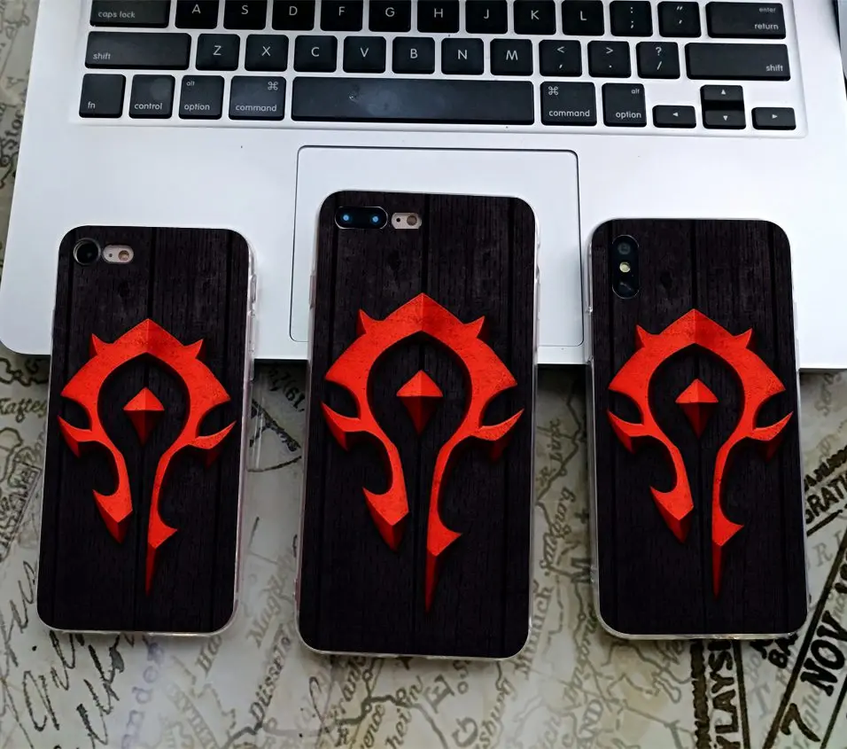 Minason World Of Warcrafts чехол Wows Horde Alliance для iPhone X 5 S 5S XR XS Max SE 6 6S 7 8 Plus Мягкий силиконовый чехол для телефона s