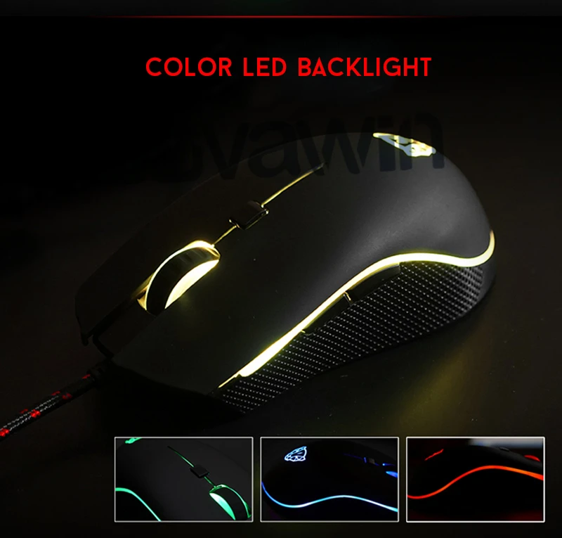 Motospeed V40 программируемая игровая мышь 4000 dpi USB компьютер Ноутбук PC Gamer Wried оптический Mause с подсветкой дышащий светодиодный для игр